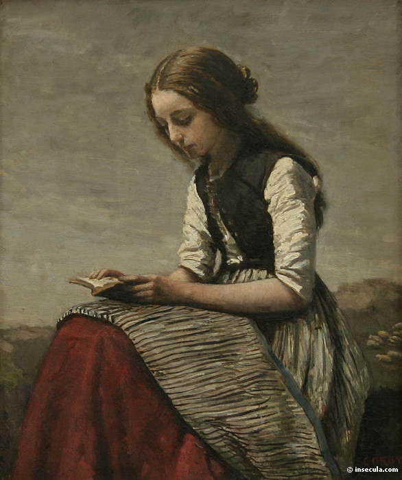 Corot__Jeune_fille_lisant